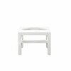 James Martin Vanities Addison 12in Wooden Stand for Petite Tower Hutch, Glossy White E444-ST12-GW